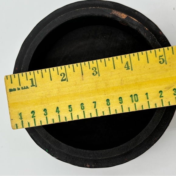 Vintage Decorative Red and Gold Accent Box - Picture 10 of 11